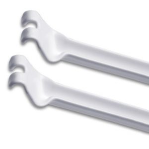 2 soportes diagonal uña para entrepaños de 40cm