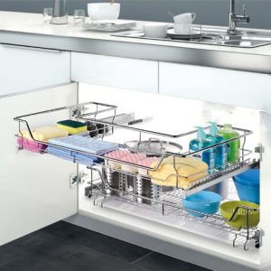 Canasta Premium Bajo Pozuelo Modulo de 90 Cromado