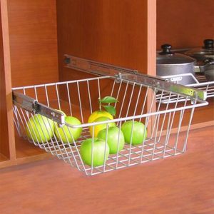 Canasta con riel extensión con cierre lento  36.7 x 49 x 14 cm