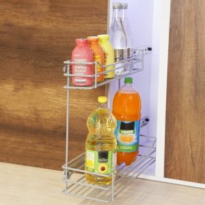 Despensa botellero 2 niveles con cierre lento