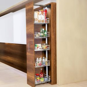 Alacena sencilla grande 5 canastas cierre lento