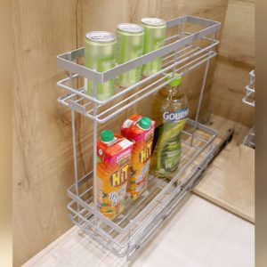 Aceitera desnivel riel a piso con cierre lento