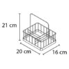 Canasta de mesa Onix Rejiplas — canasta decorativa