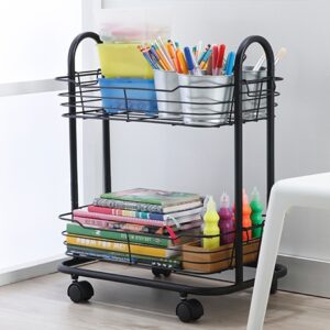 Organizador 2 niveles con ruedas Rejiplas