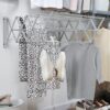 Tendedero aluminio 11 tubos 90 cm, ideal para grandes cargas