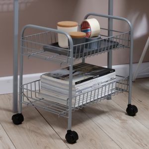 Organizador junior 2 canastas con ruedas