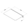 Repisa multimueble 60x38 cm Rejiplas