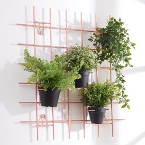 Marco + 4 soportes matera jardín