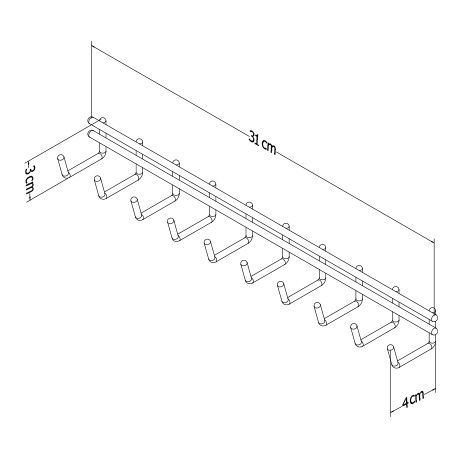 Gancho horizontal Rejiplas, comprar gancho