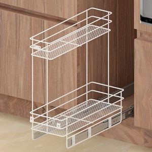 Aceitera malla riel a piso con cierre lento