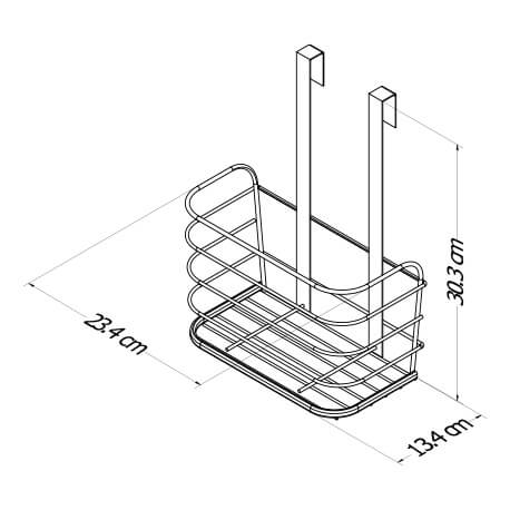 Organizador colgante Platinum Rejiplas