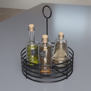 Organizador redondo con manija