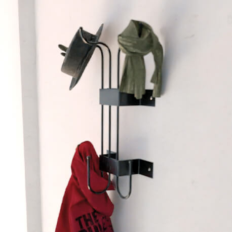 Perchero vertical para el hogar con 6 gachos para colgar