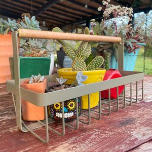 Canasta larga madera