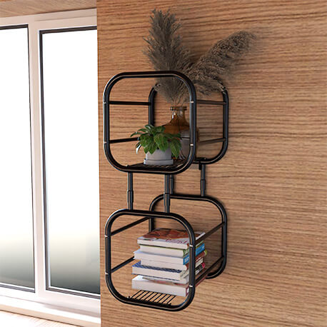 Estanteria 2 niveles delux marca rejiplas ideal para colgar en la pared o en el piso