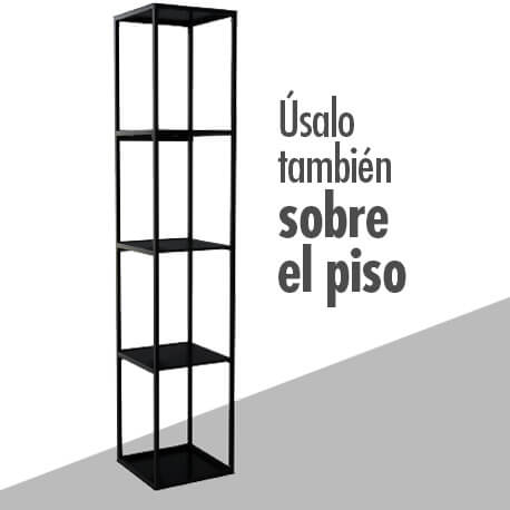 Mueble vertical 5 niveles Rejiplas con diseño minimalista