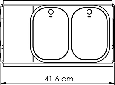 Basurera bajo pozuelo para empotrar en cocina Rejiplas