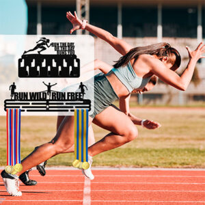 SET X2 PERCHEROS PARA MEDALLAS Y ACCESORIOS RUNNER WOMEN