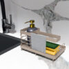 Organizador de cocina multiusos, solución práctica para almacenamiento