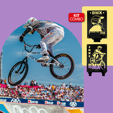 Kit soporte para cascos y accesorios BMX Rejiplas, compra online