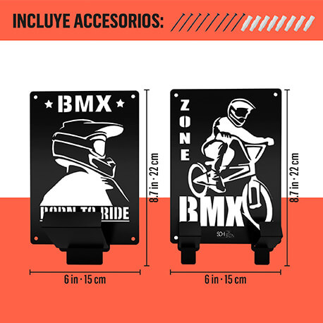 Kit soporte para cascos y accesorios BMX Rejiplas, compra online