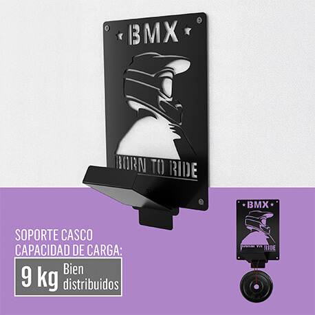 Kit soporte para cascos y accesorios BMX Rejiplas, compra online