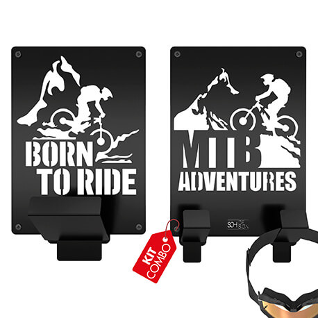 Kit soporte para cascos y accesorios MTB Rejiplas, comprar soporte