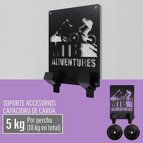 Kit soporte para cascos y accesorios MTB Rejiplas, comprar soporte