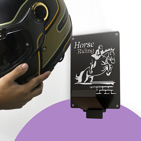Kit soporte para cascos y accesorios equestrian Rejiplas