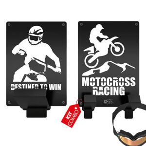 Kit soporte para cascos y accesorios motocross Rejiplas, comprar