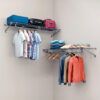 Kit repisa modular con colgaderos, organizador funcional para hogar