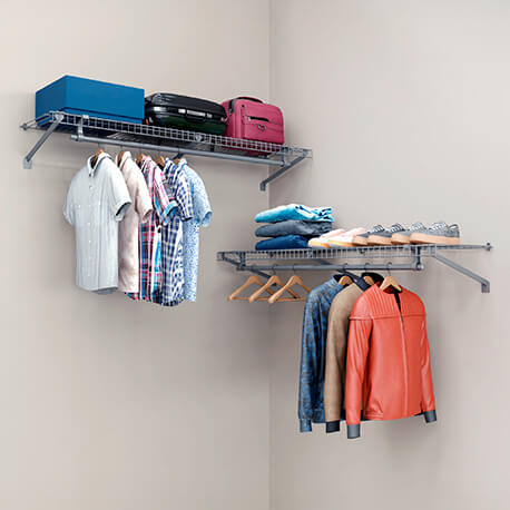 Kit repisa modular con colgaderos, organizador funcional para hogar