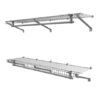 Kit repisa modular con colgaderos, organizador funcional para hogar