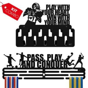 SET X2 PERCHEROS PARA MEDALLAS Y ACCESORIOS AMERICAN FOOTBALL