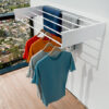 Tendedero plegable en lámina para ropa, fácil de guardar
