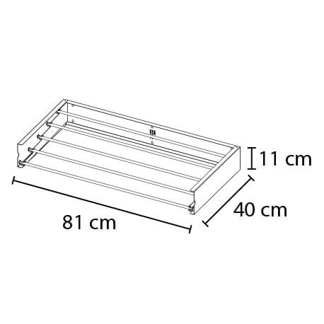 Tendedero plegable en lámina para ropa, fácil de guardar