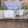 Tendedero de piso plegable 21 kg, alta resistencia para ropa