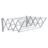 Tendedero aluminio 11 tubos 70 cm, máxima capacidad de secado