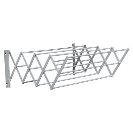 Tendedero aluminio 11 tubos 90 cm, ideal para grandes cargas